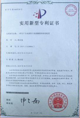 專利證書(shū)